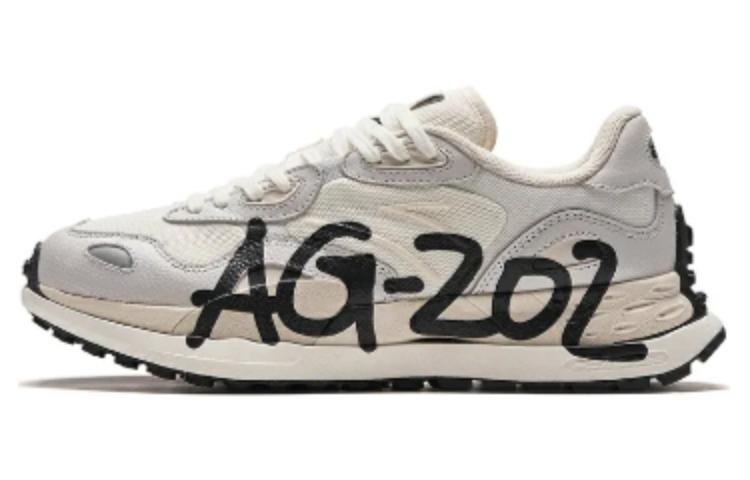 Anta Wear resistant And Waterproof Low top Running Shoes Men's White Gray Black