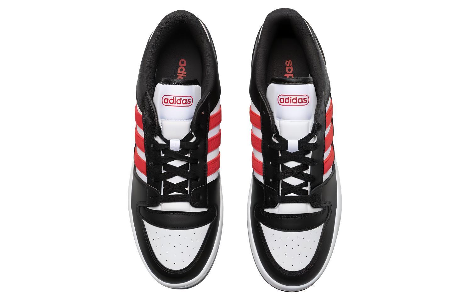 Adidas TURNAROUND LOW Anti-Slip Wear-Resistant Low-Top Basketball Shoes Unisex Black White купить в интернет-магазине Yoocart с быстрой доставкой по России.
