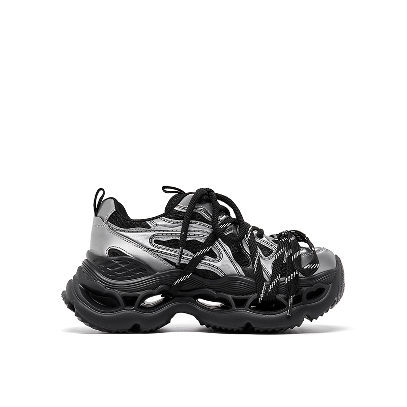 Acupuncture Abrasion Resistant, Breathable, Lightweight Low top Chunky Sneakers Women's