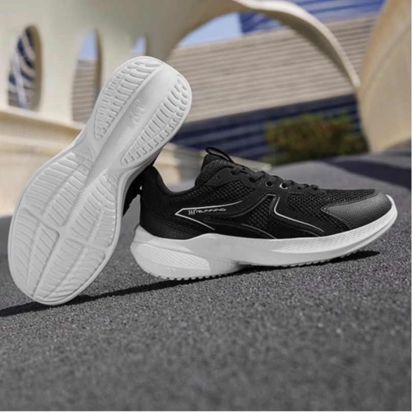 361° Slip Resistant Abrasion Resistant Low top Casual Running Shoes Women's Black White купить в интернет-магазине Yoocart с быстрой доставкой по России.