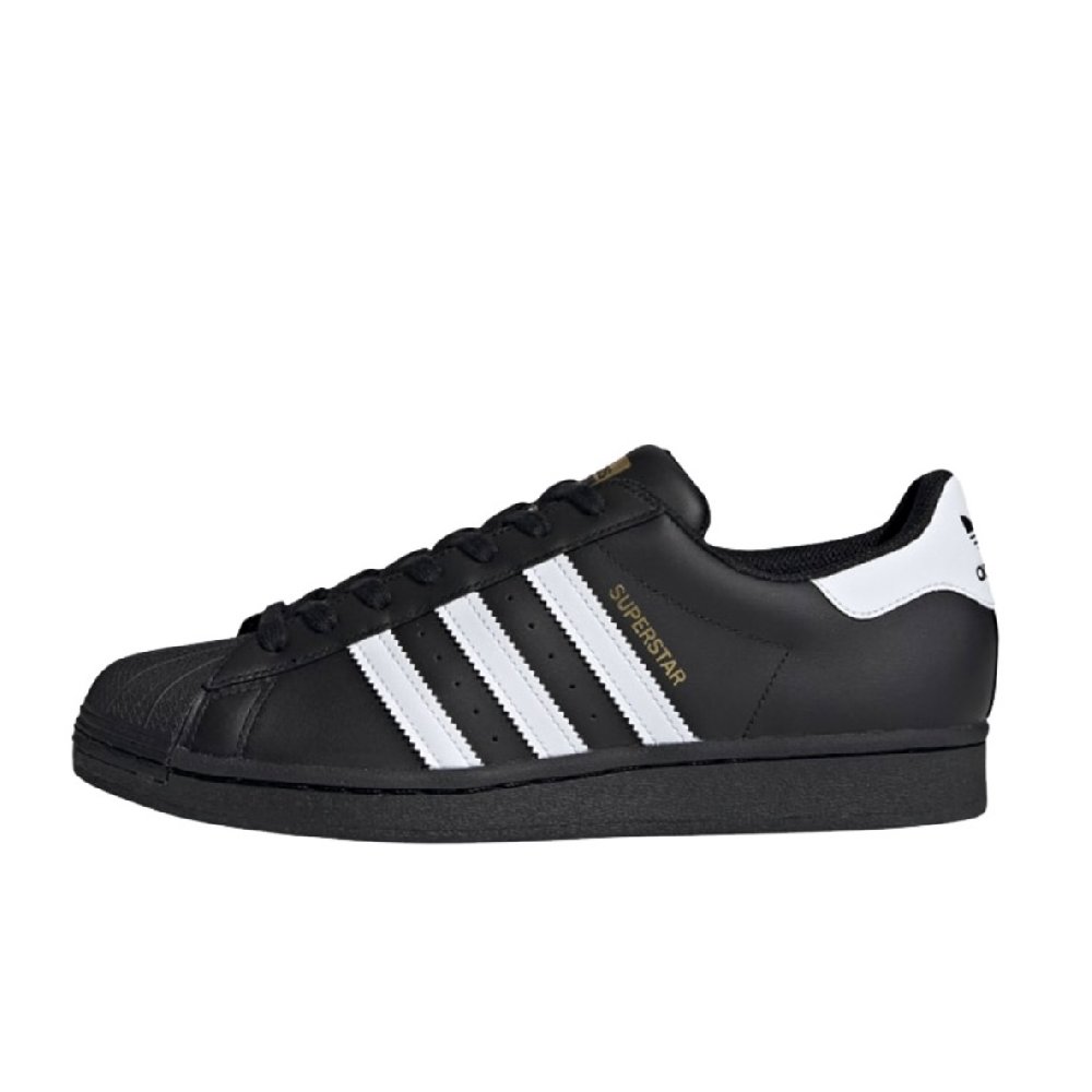 Adidas Originals SUPERSTAR Anti-Slip Wear-Resistant Low-Top Skateboard Shoes Unisex Black Gray