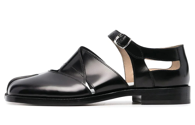 Maison Margiela Tabi Cut out Leather Sandals Women's