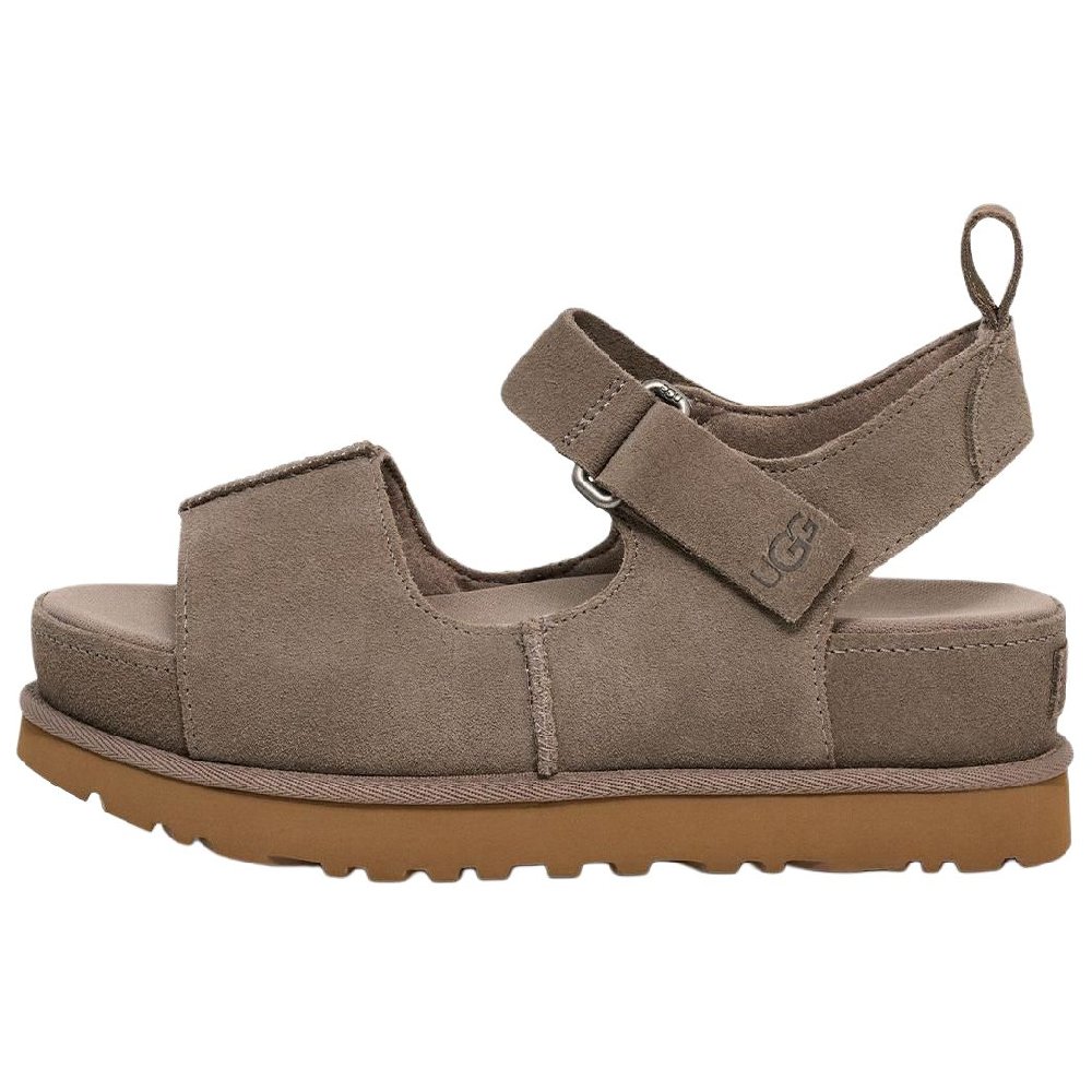 UGG Goldenstar Hi One Strap Sandals Women's Smoke Plume Gray