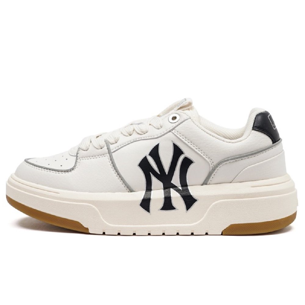 MLB Chunky Liner Slip-Resistant Low-Top Skateboard Shoes Unisex White