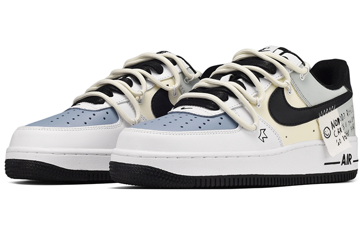Nike Air Force 1 Skateboard Shoes Men Low-Top Gray/White