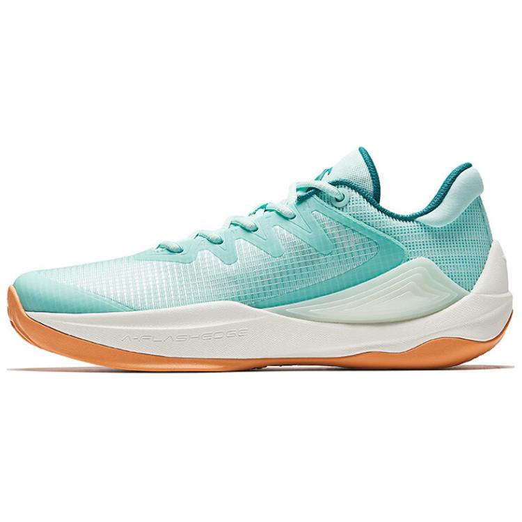 Anta See Mountain 2.5 Cushioned Wear-Resistant Breathable Low-Top Basketball Shoes Men's Ice Cool Blue