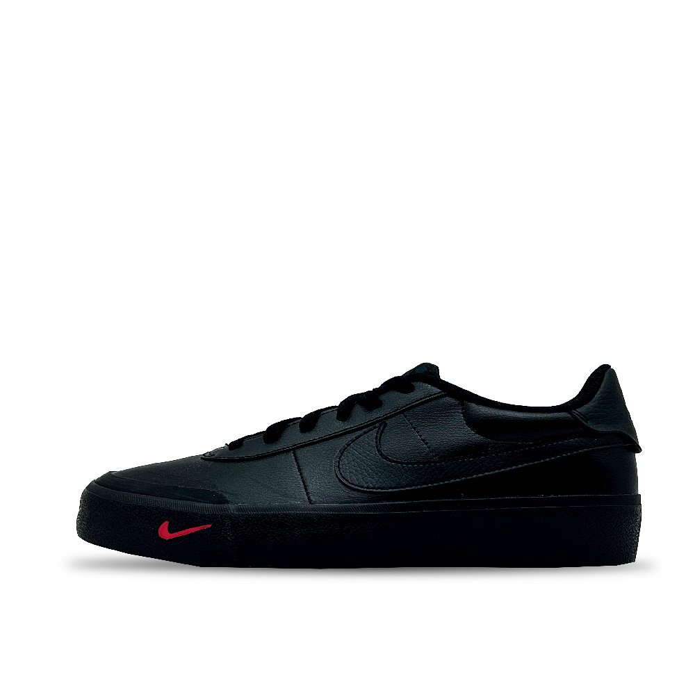 Nike Court Shot Sparse Shadow Anti Slip Wear Resistant Low Top Skateboard Shoes Men's Black Red
