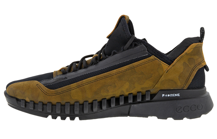 Ecco Zipfle Cushioned Slip-Resistant Low-Top Sports Casual Shoes Men's Green Camouflage