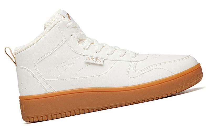 Anta Life Collection Anti-Slip Wear-Resistant High-Top Skateboard Shoes Men's Ivory White купить в интернет-магазине Yoocart с быстрой доставкой по России.