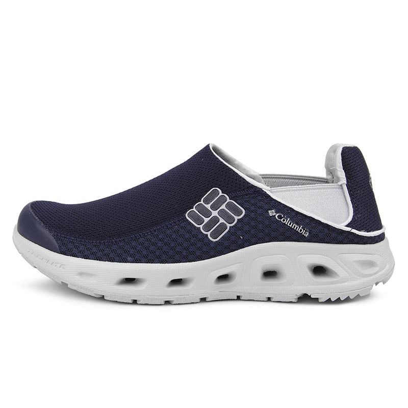 Columbia Cushioned Slip-Resistant Breathable Low-Top Outdoor Shoes Men's Blue