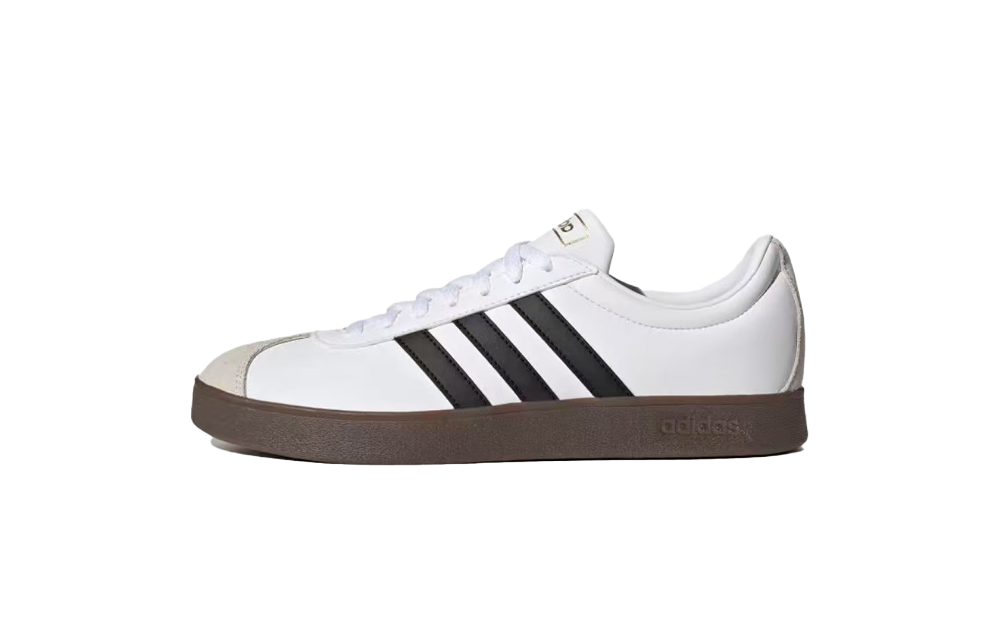 Adidas Neo VL Court 2.0 Anti Slip Wear Resistant Low Top Skateboard Shoes Unisex White