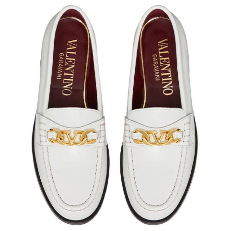 Valentino VLogo Chained Slip On Loafers Women's