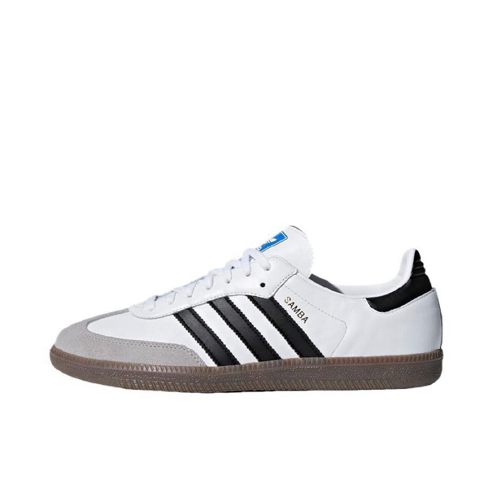 Adidas Originals SAMBA OG Low Top Skateboard Shoes Unisex Silver