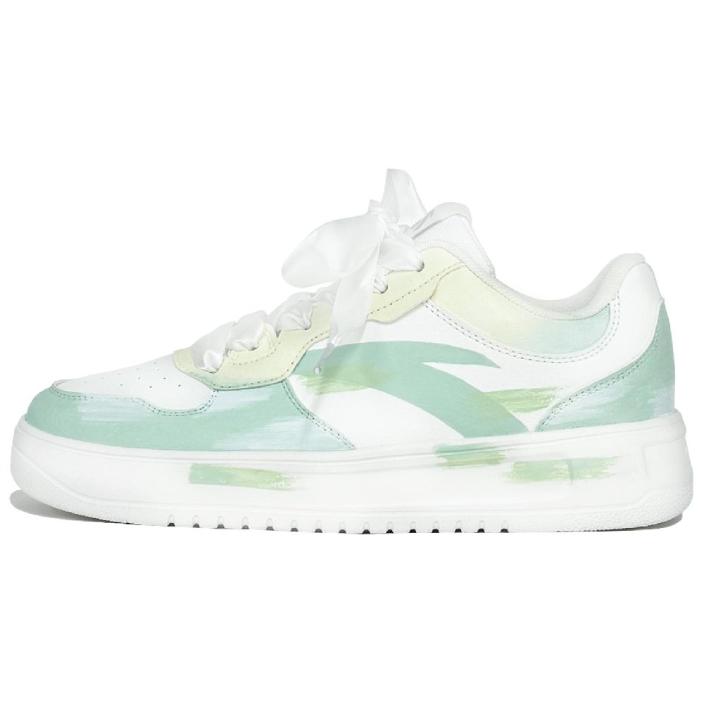 ANTA Life Collection Skateboard Shoes Women's Low-Top Yellow