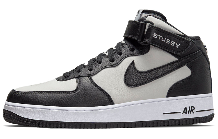 Nike X Stussy Air Force 1 Mid 'Black White'