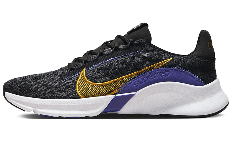 Nike SuperRep Go 3 Next Nature Flyknit 'Black Yellow Ochre' Women's