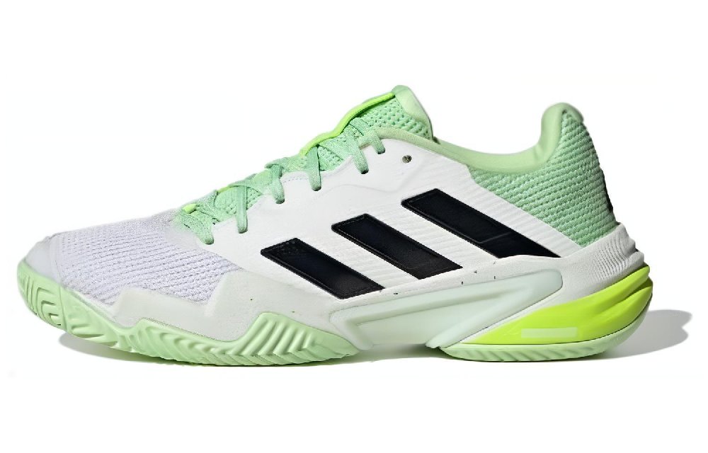 Adidas Barricade 13 Cloud White Core Black Semi Green Spark