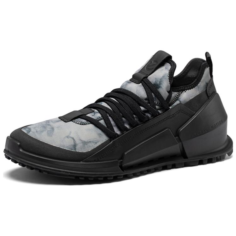 Ecco Striding 2.0 Series Breathable Low-Top Sports Casual Shoes Men's Black Gray Color купить в интернет-магазине Yoocart с быстрой доставкой по России.
