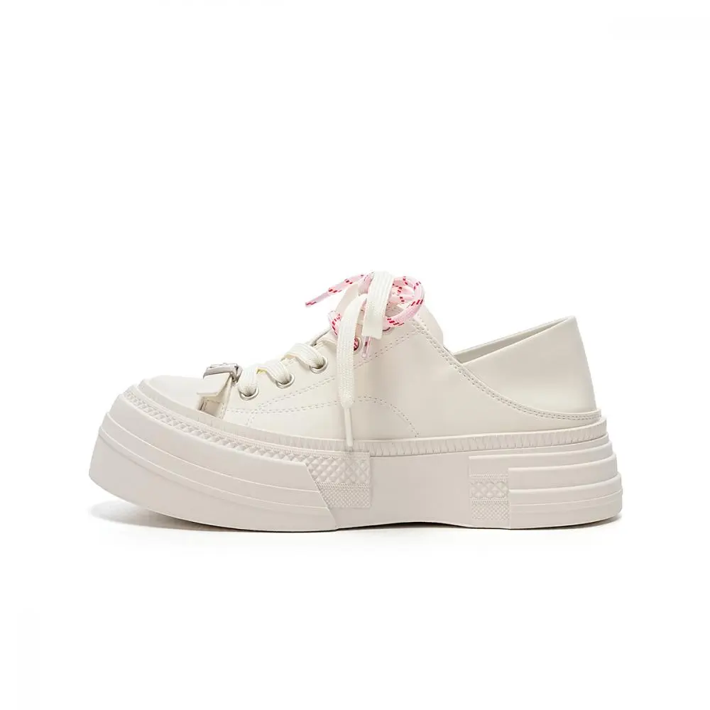 EBLAN Low Top Casual Shoes Women's White