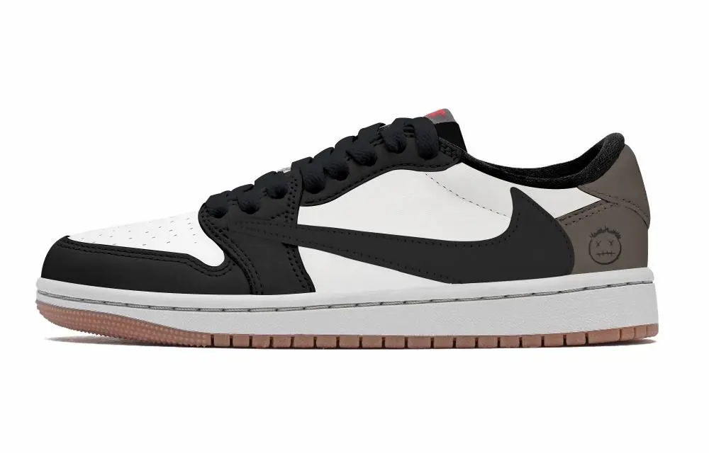Jordan Air Jordan 1 Vintage Basketball Shoes Unisex Low top Brown