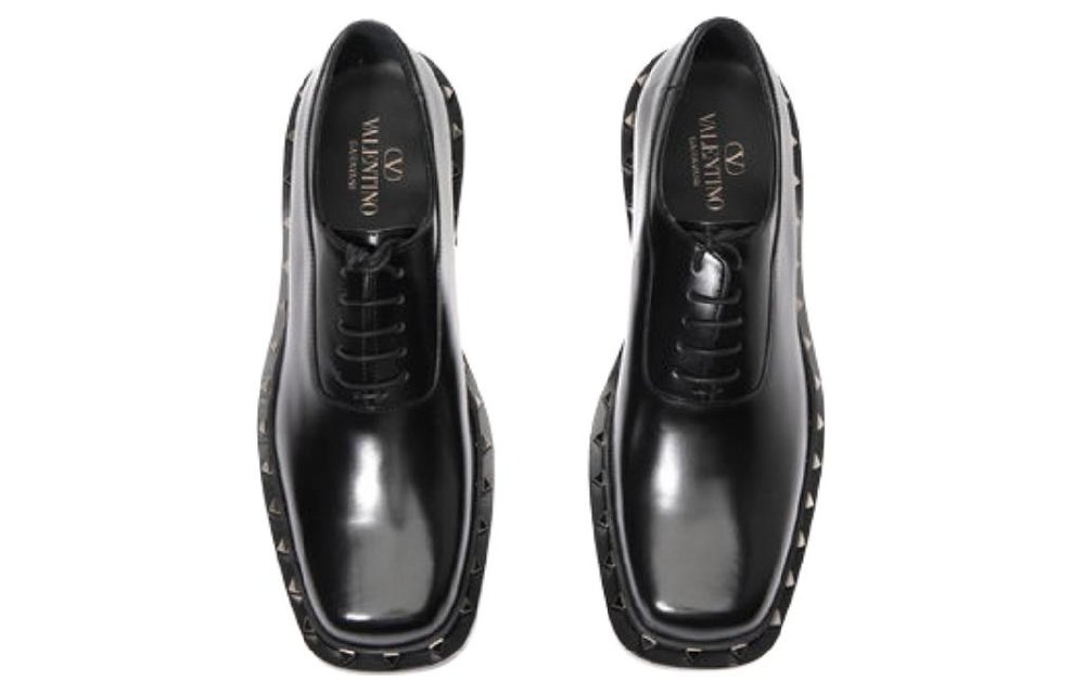 Valentino M-Way Rockstud Derby 'Black'