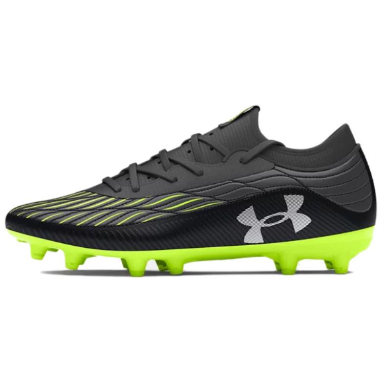 Under Armour MAGNETICO PRO 4 FG Rubber Long Studs Anti-Slip Wear-Resistant Soccer Shoes Men's Black