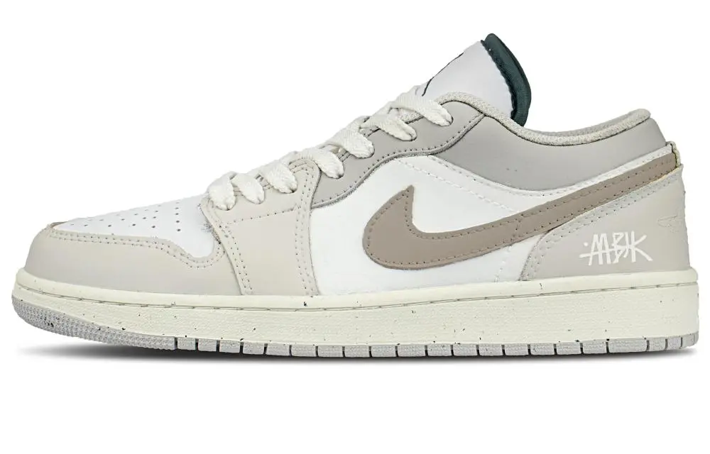 Jordan Air Jordan 1 Coverage Low top Vintage Basketball Shoes Unisex Coffee