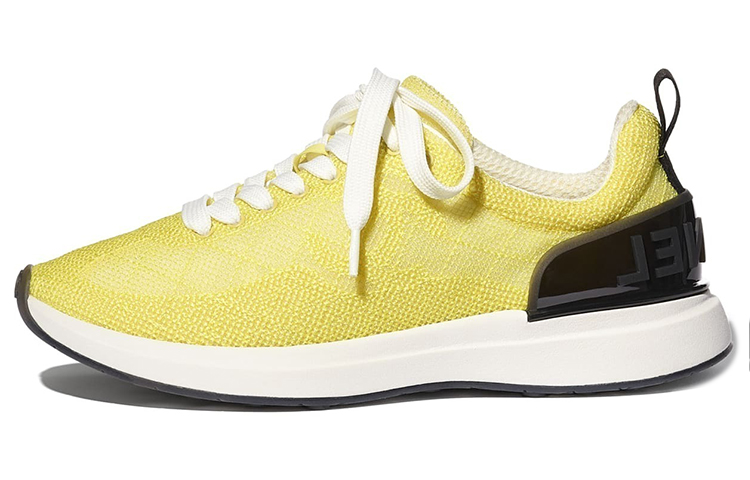 CHANEL Low Top Casual Shoes Women's Yellow
