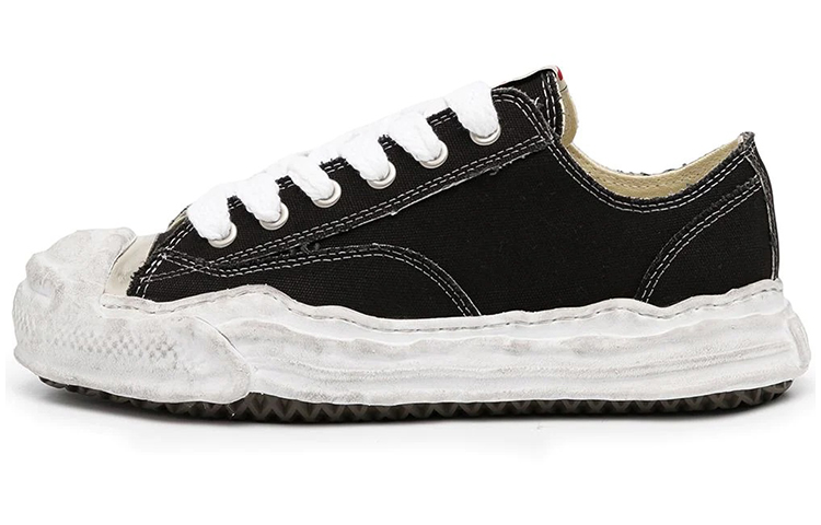 MIHARA YASUHIRO Hank OG Sole Low Frayed Black