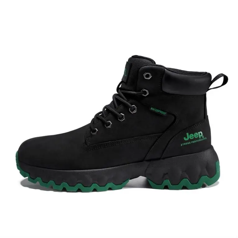 Jeep Short Outdoor Boots Men's Black Green