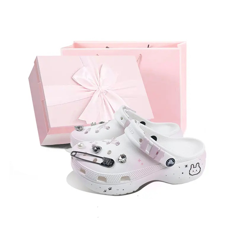 Crocs Classic Platform Clog Clogs Women's White