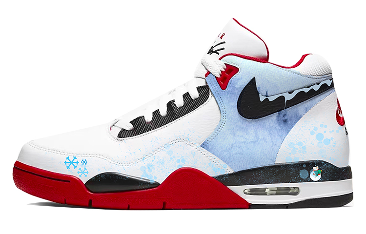 Nike Flight Legacy High-Top Vintage Basketball Shoes Men's Red White