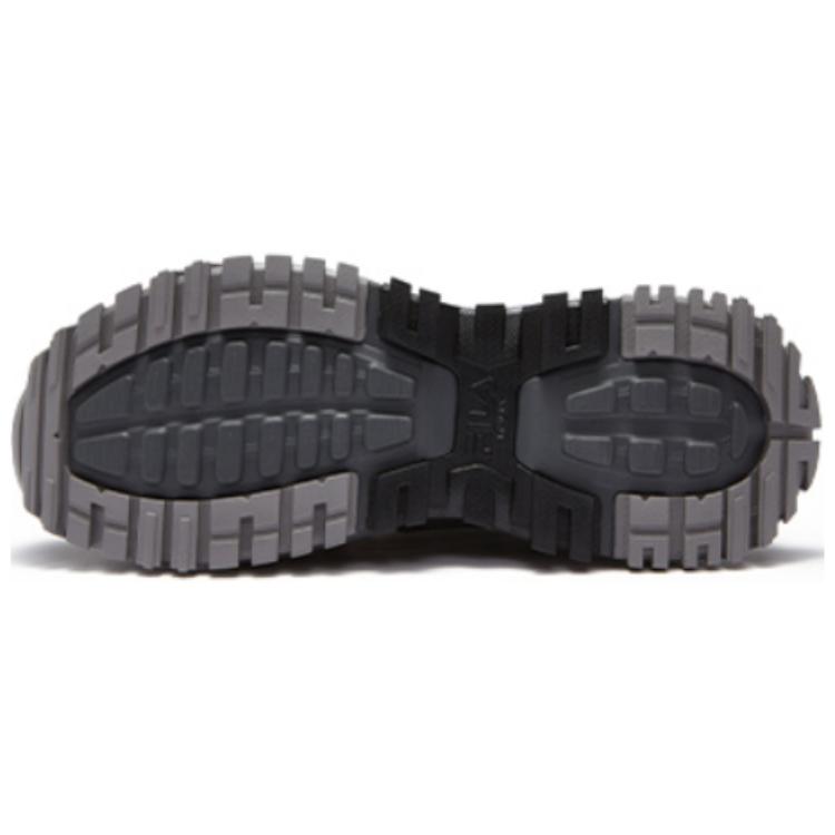 FILA FUSION BIANCO WE Pirate Bear Anti Slip Wear Resistant Low Top Chunky Sneakers Women's Black Gray