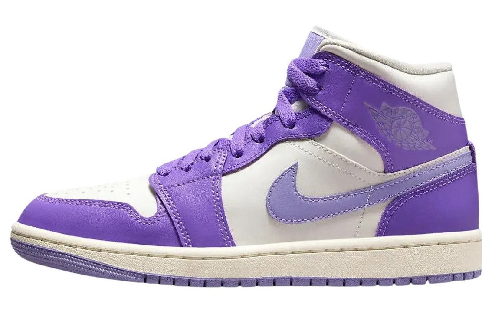 Jordan 1 Mid Action Grape Women's