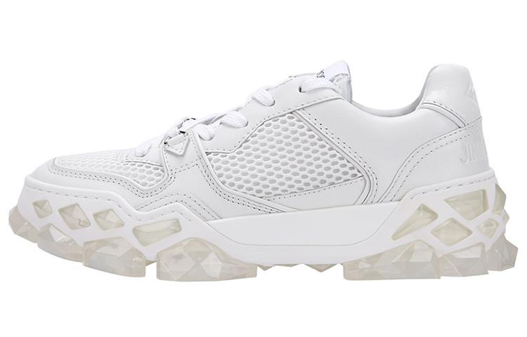 Jimmy Choo Diamond Casual Shoes Women's Low-Top White