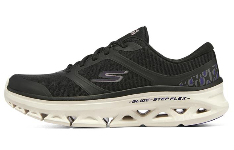 Skechers Go Run Glide Step Flex 'Black Beige' Women's