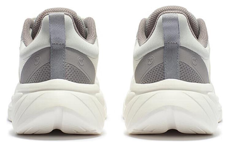 361° Durable Breathable Low-Top Running Shoes Men's Gray White