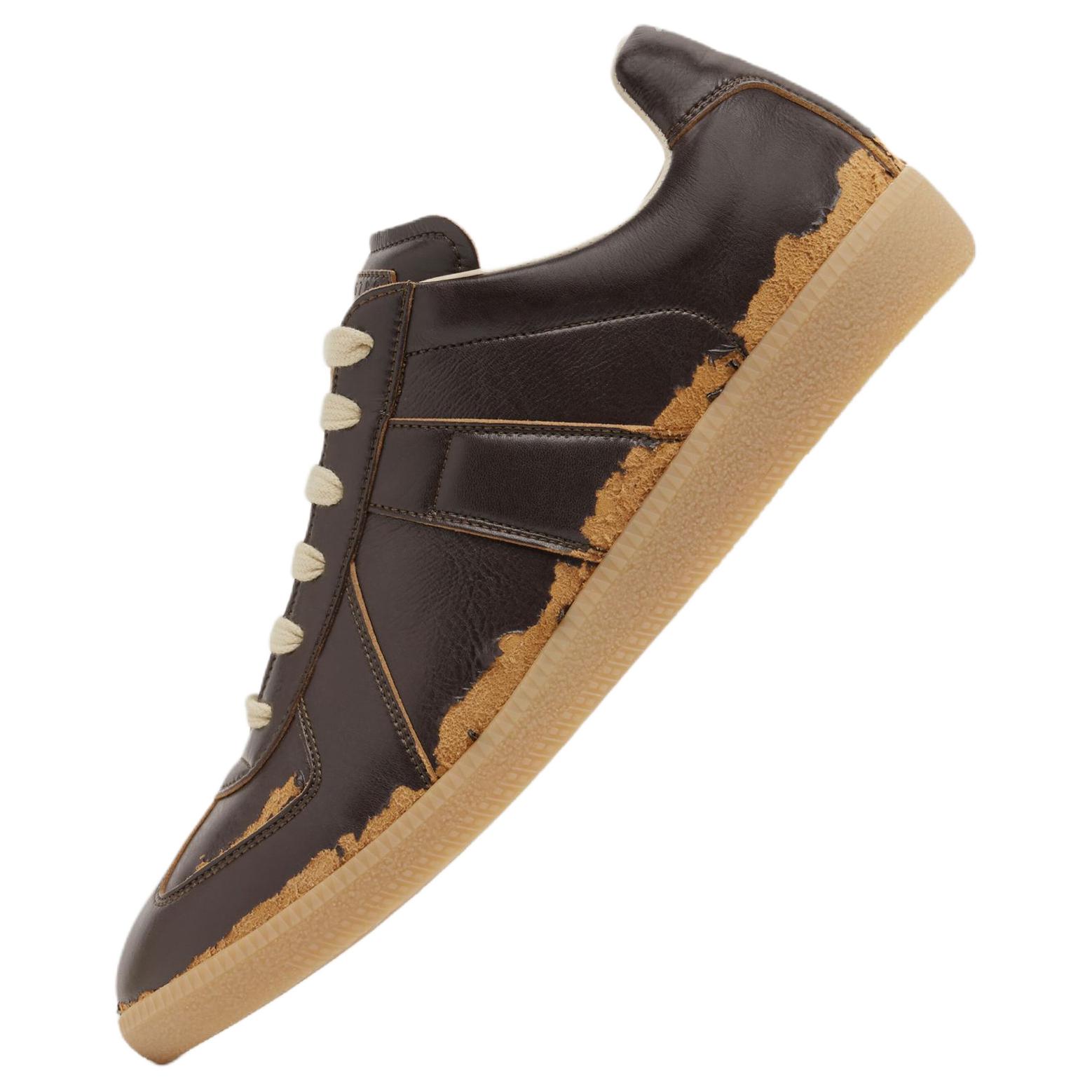 Maison Margiela Replica Low top Skateboard Shoes Men's Umber
