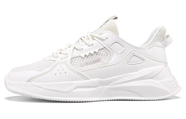 361° Anti Slip And Wear Resistant Breathable Low Top Casual Shoes Women's White