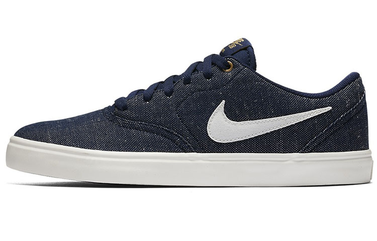 Nike SB Check Skateboard Shoes Unisex Low-Top Denim Blue/White