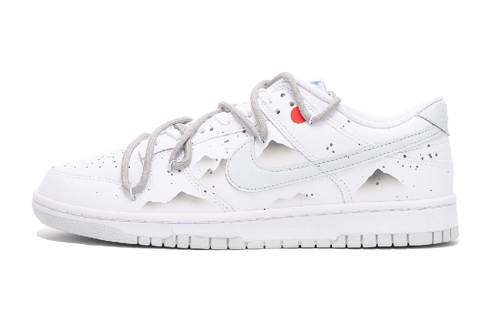 Nike Dunk Low Low-Top Skateboard Shoes Men's Gray