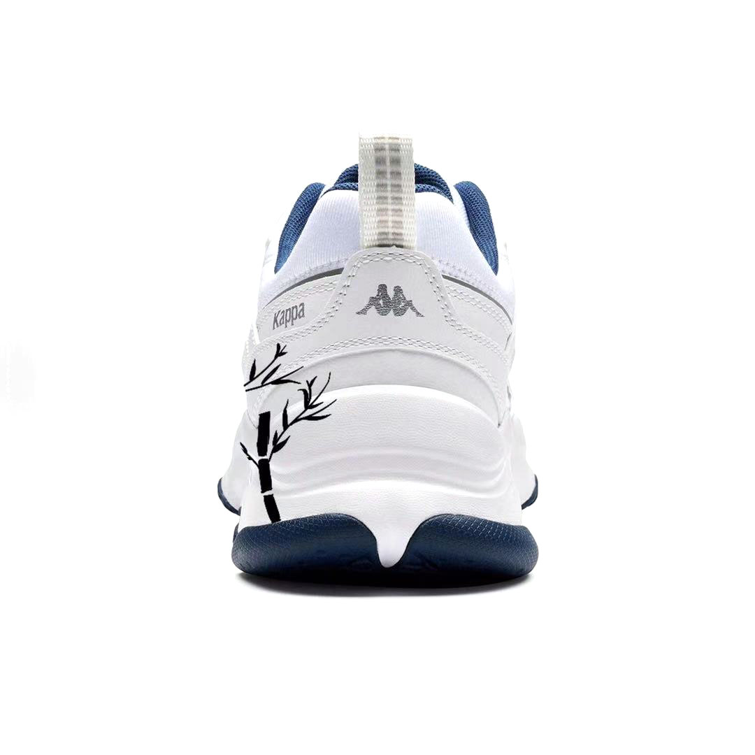 Kappa Anti Slip Wear Resistant Low Top Chunky Sneakers Unisex White Blue купить в интернет-магазине Yoocart с быстрой доставкой по России.