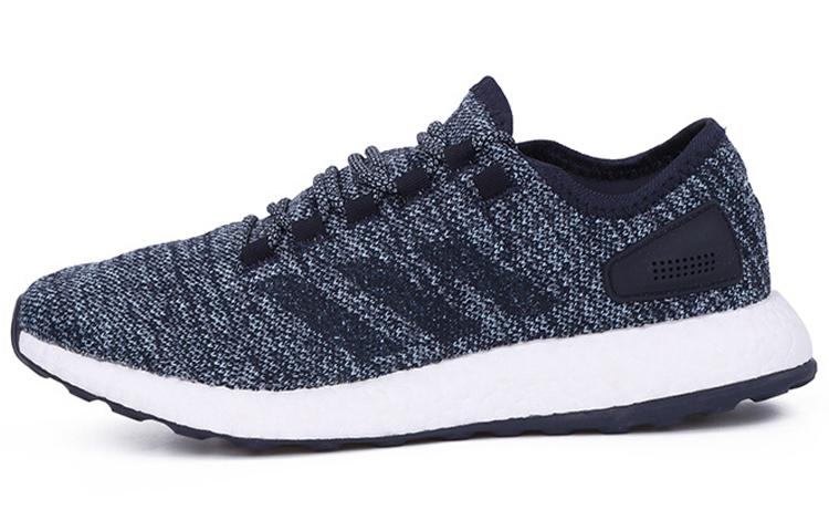 Adidas Pureboost Slip-Resistant Lightweight Support Low-Top Running Shoes Unisex Blue