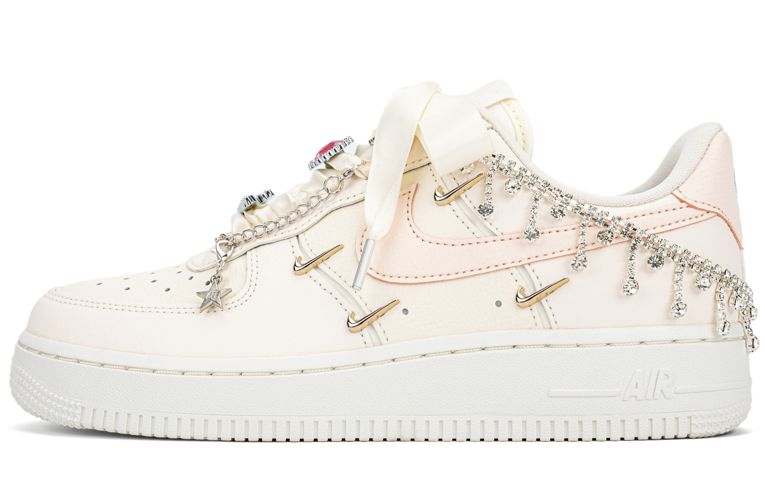 Nike Air Force 1 Low Top Skateboard Shoes Women's White