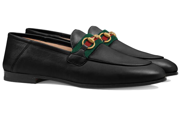 GUCCI Slip On Loafer With Web Black Leather GUCCI Slip On Loafer With Web Black Leather купить в интернет-магазине Yoocart с быстрой доставкой по России.