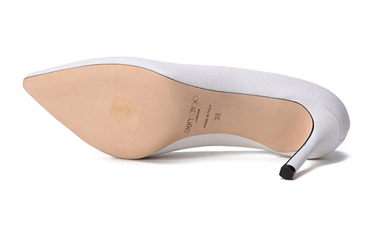 Jimmy Choo Slim Heel High Heels Women's White