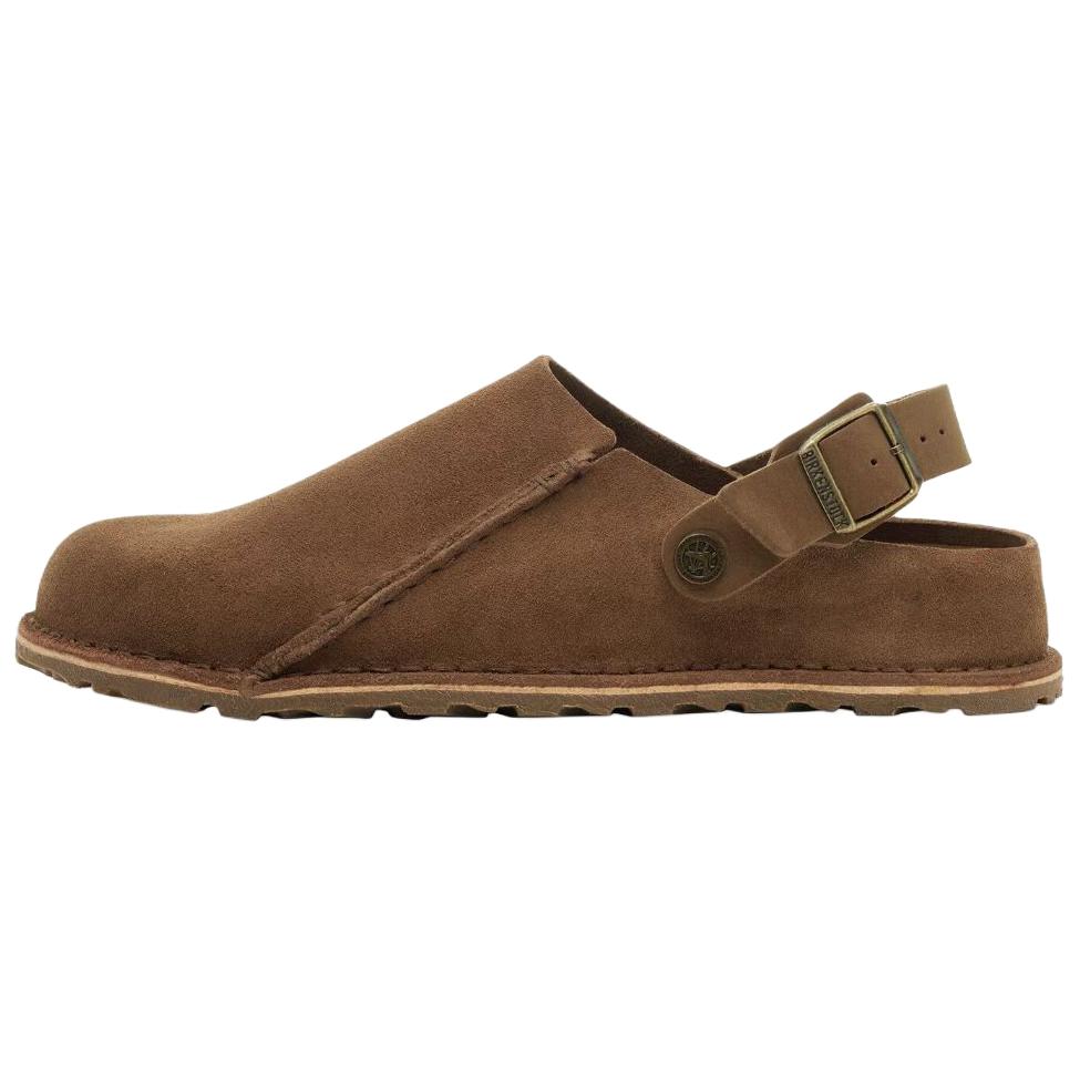 Birkenstock Lutry Premium Suede Low Top Casual Shoes Unisex Brown