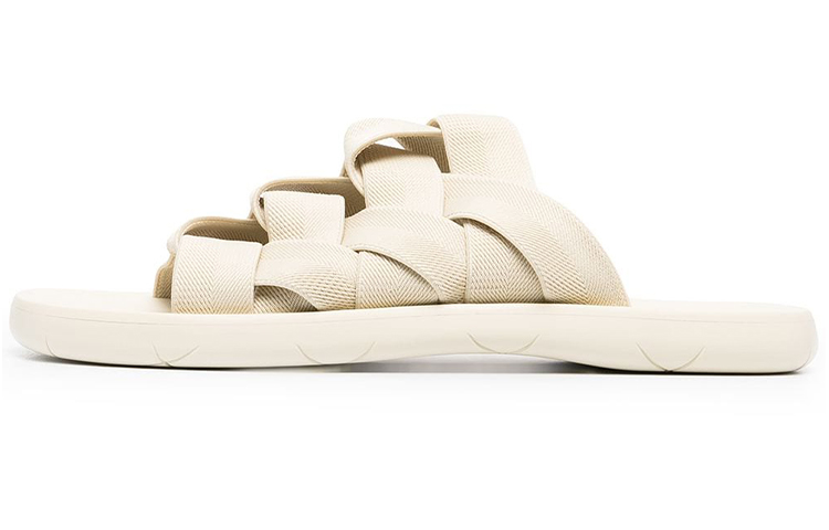 Bottega Veneta Slide Slippers Men's Sea Salt Color
