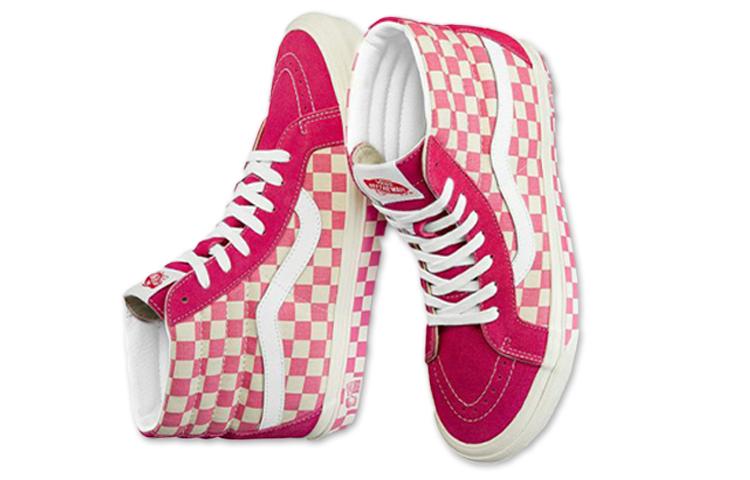 Vans Style 38 Checkerboard Pink/White