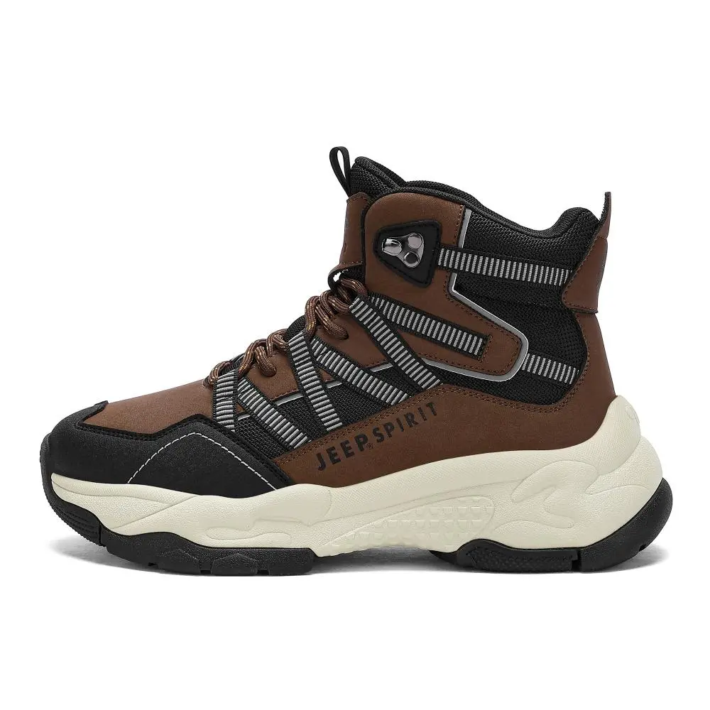 JEEP SPIRIT Short Snow Boots Men's Brown